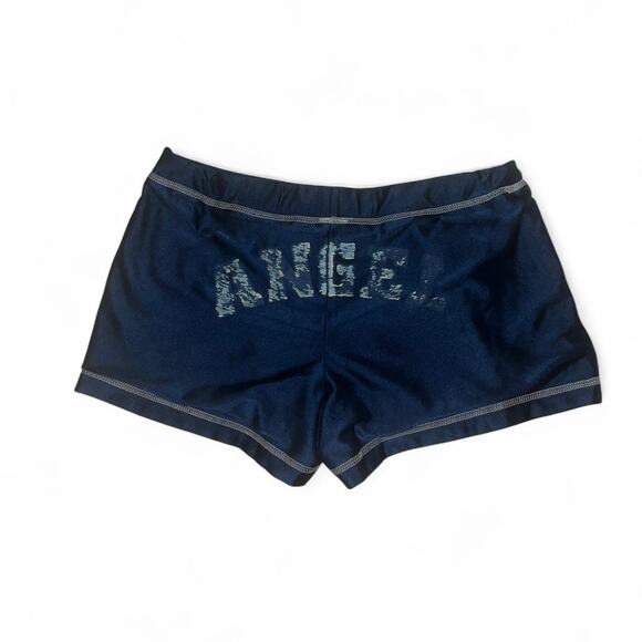 Blue angel satin shorts - Picture 1 of 2